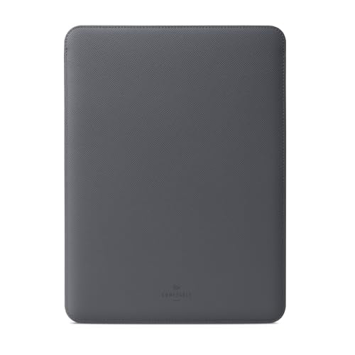 Comfyable Laptop Sleeve 13 Inch Precisely Compatible with MacBook Air M5 2026 & MacBook Pro/Neo A18, Genuine Leather Cover Case, Dark Gray - color: Dark Gray, size: For 13" MacBook Pro & Air & Neo