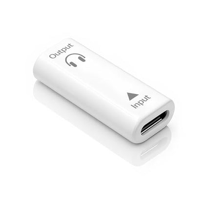 Poyiccot USB C to 3.5mm Audio Adapter 1Pack, USB Type C Female to 3.5mm Female Headphone Jack Adapter, Aux to Stereo 16bit/48kHz HiFi Headphone DAC Jack for iPhone 15, Galaxy, Laptop, White - style: 1-Pack
