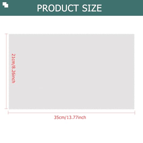 2 Pack Microfiber Liner Cleaning Cloth for 15 15.6 16" HP/DELL/Lenovo/ASUS/Acer/Samsung/MSI/LG, etc with 15-16 inch laptops with Numeric keypad Keyboard Cloth