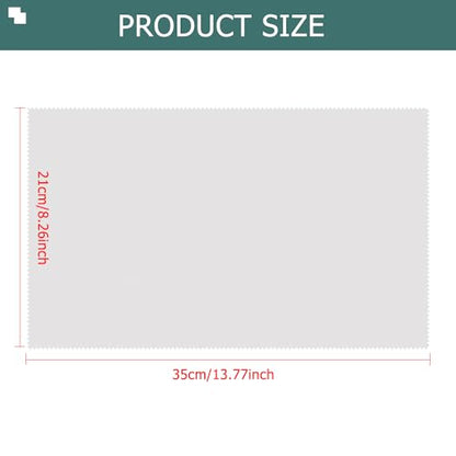2 Pack Microfiber Liner Cleaning Cloth for 15 15.6 16" HP/DELL/Lenovo/ASUS/Acer/Samsung/MSI/LG, etc with 15-16 inch laptops with Numeric keypad Keyboard Cloth