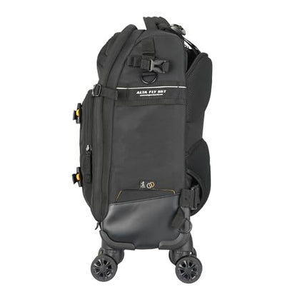 VANGUARD ALTA FLY 55T G2 DSLR Convertible Camera Backpack, 8 Wheel Spinner/Trolley, 22 Liter Capacity, Holds 14" Laptop