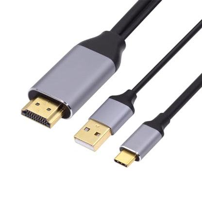Reversible HDMI 1.4 Source to USB 3.1 Type C USB-C Displays Male 4K HDTV Cable for Laptop Monitor 1.8m - style: HDMI 1.4 to USB-C 4K