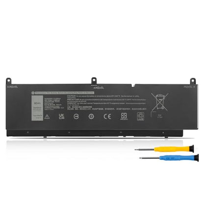 ZTHY 95Wh PKWVM Battery Replacement for Dell Precision 7550 7560 7750 7760 | P44E P93F P44E001 P44E002 P93F001 P93F002 C903V 17C06 0CR72X 0447VR 068N03 453-BBCQ Laptop Battery 11.4V 6-Cell