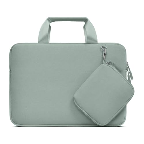 MOSISO 15 inch Laptop Case, 15 inch Laptop Sleeve Carrying Case | Compatible with MacBook Air 15 inch M5 M4 M3 M2 2026-2023, Dell XPS with Handle&Detachable Small Case, Antique Green - color: Antique Green, size: 15 inch
