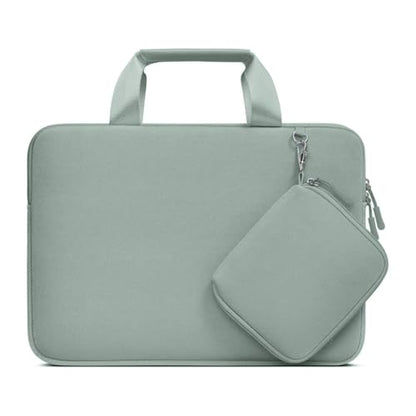 MOSISO 15 inch Laptop Case, 15 inch Laptop Sleeve Carrying Case | Compatible with MacBook Air 15 inch M5 M4 M3 M2 2026-2023, Dell XPS with Handle&Detachable Small Case, Antique Green - color: Antique Green, size: 15 inch