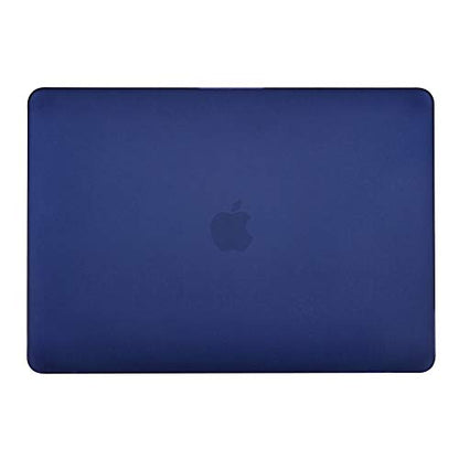 Se7enline for MacBook Pro 13 inch Case M2/M1 2026-2020 A2338,Navy Blue | Hard Shell Laptop Case Washable Keyboard Cover Skin Anti-Scratch Anti-Drop Heat Dissipation Full Port Access Slim Lightweight - color: Navy Blue