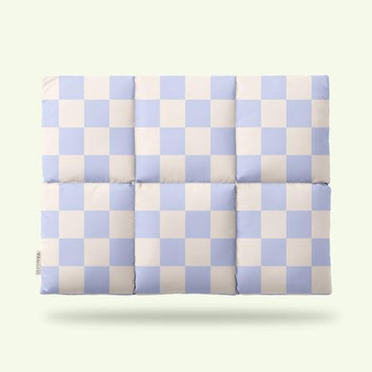 Vandel Puffy Laptop Sleeve 13 inch - 14 inch Waterproof Laptop Sleeve Case | Compatible with 13 inch MacBook Air/Pro 13 / MacBook Pro 14, iPad Pro 12.9, 13.3 in HP Dell, Air Case, Computer Bag Cover - color: s. Grid Blue Checker