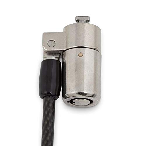 Targus DEFCON T-Lock Key Cable Lock for Laptop Computer and Desktop Security Cable (ASP48EU), Black - size: T-Lock, style: Keyed Cable