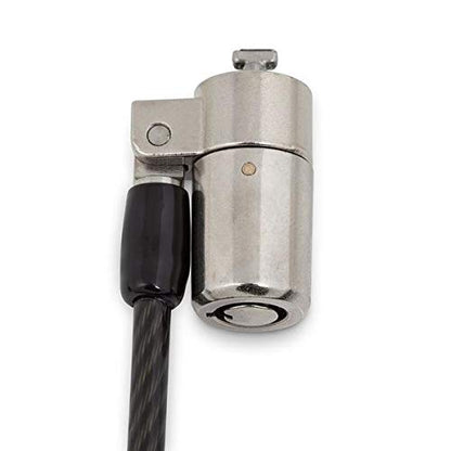Targus DEFCON T-Lock Key Cable Lock for Laptop Computer and Desktop Security Cable (ASP48EU), Black - size: T-Lock, style: Keyed Cable