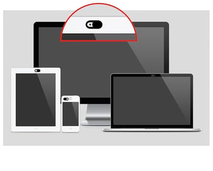 TENOC Webcam Cover, Camera Privacy Cover Slide for Laptop/Cell Phone/iPad/PC/Tablet, Protect Your Privacy and Security, 5 Pcs, Black - color: Black