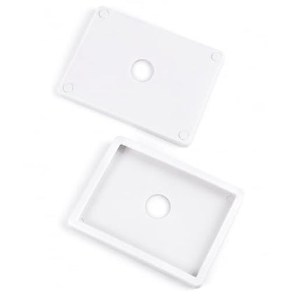 Silicone Cover for Magic Trackpad 2 & USB-C, Anti-Slip Washable Protective Case, Thin Skin Protector for Apple Magic Trackpad - color: White
