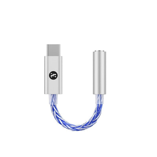 JCALLY JM6 Pro USB C Type-C to 3.5mm Dual DAC CX31993 MAX97220 digital audio portable decoding amp Hifi DAC mobile headset adapter for iPhone 15 plus max Galaxy S23 Ultra Android phone(Silver Blue) - color: Silver Blue
