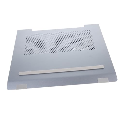 Aluminum Alloy Laptop Cooling Pad with RGB LED Fan, Ventilated Support Stand for Gaming Laptops, USB Powered Cooler Suitable for Portable Use, Gray