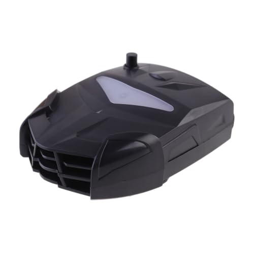 SHINEOFI USB Laptop Cooling Pad with Side Suction Air Draft Design, Black Plastic Computer Accessory Featuring Great Performance and Efficient Cooling for Enhanced Laptop Radiator Function