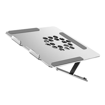 NUOBESTY Adjustable Laptop Cooler with RGB Height Angle Adjustable Cooling Pad for Improved Ventilation Compatible with All Laptops
