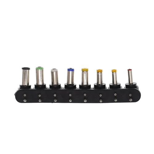 8Pcs/Set Universal AC DC Power Supply Charger Adapter Tips Connector for Notebook Laptop Charging