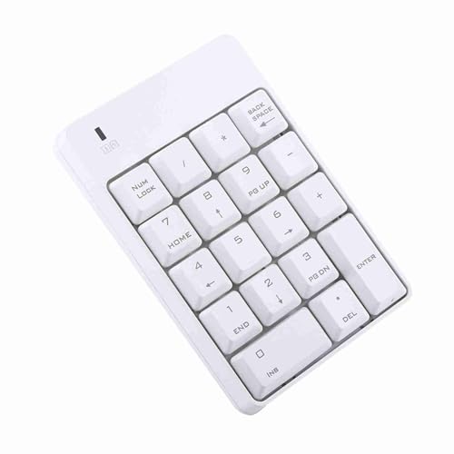 Numeric Keypad, 2.4GHz USB Numpad 18 Key Portable Wireless Number Pad for Laptop PC Computer Excel Data Entry