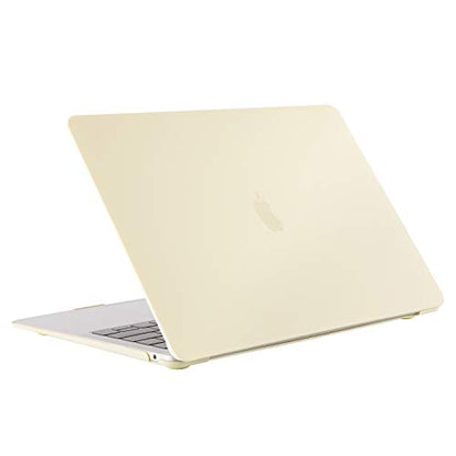 Se7enline for MacBook Pro 13 inch Case M2/M1 2026-2020 A2338,Mellow Yellow | Hard Shell Laptop Case Washable Keyboard Cover Skin Anti-Scratch Anti-Drop Heat Dissipation Full Port Access Slim Lightweight - color: Mellow Yellow
