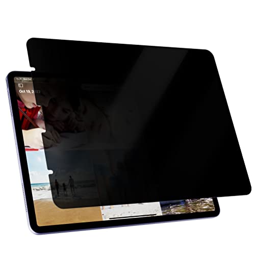 Peslv Privacy Screen Protector Compatible With iPad Pro 12.9 Inch 2018 2020 2021 2022, Anti Glare Blue Light Spy Filter Private Cover, High Sensitive Bubble-Free Easy Install Black Security Screen - color: black, size: iPad Pro 12.9" (2018-2022)