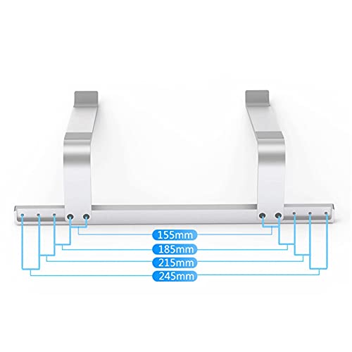 Aluminum Alloy Folding Notebook Laptop Stand 11-17 inch for Non-Slip Cooling Bracket - color: E