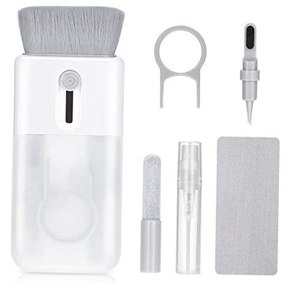2sets Electronic Cleaning Tools Cleaning Brush Pen Wiper Key Cap Puller and Spray Bottle for Headphones Keyboards Laptops Phones and Monitors
