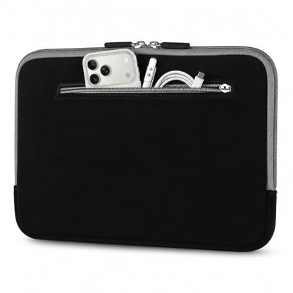 13 Inch Laptop Sleeve Neoprene Padded Case for Work and Commute - Gray - color: Gray