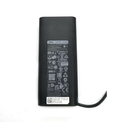 Dell Laptop Charger 65W USB-C,AC Adapter with Power Cord Cable,LA65NM190, HA65NM190, DA65NM190, HKA65NM200, Black