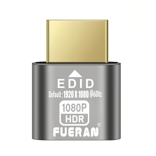 2K 4K 8K HDMI Dummy Plug-Virtual Monitor Display Emulator Headless Adapter 3840x2160@60Hz 1080@120HDR DVI EDID Emulator (2K-1080@60 HDR) - color: HDMI2.0-2K-HDR