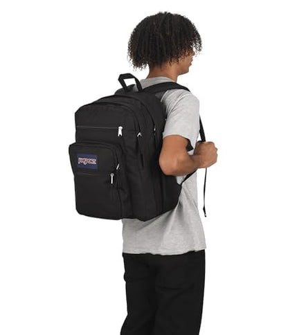 JanSport Laptop Backpack - Computer Bag with 2 Compartments, Ergonomic Shoulder Straps, 15” Laptop Sleeve, Haul Handle - Black - color: Black