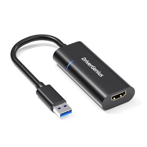 USB 3.0 to HDMI Video Adapter,USB Type-A to HDMI Converter with Indicator for Monitor,1080p/60Hz - External Graphics Video Display Card for Windows 11 and macOS,Slim and Lightweight Design - style: USB 3.0 to HDMI