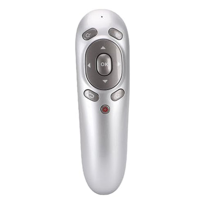 Gugxiom Wireless Presentation Clicker with Air Mouse, 2.4G USB Presentation Remote Control for Teachers & Presenters, PPT Slide with Gyroscope & Volume Control