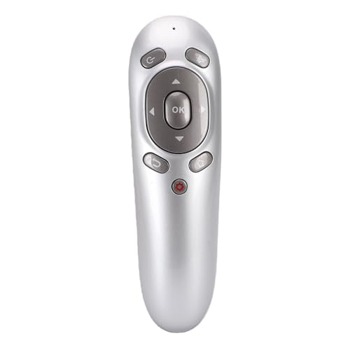Zopsc Wireless Presentation Clicker, 2.4G USB Ergonomic PPT Presenter Remote Clicker for Laptop PC Computer, Plug and Play, up to 15 m