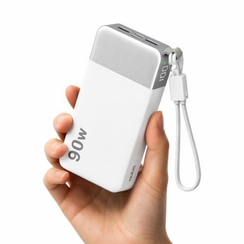 NOBIS Power Bank 90W 20000mAh Laptop Portable Charger - color: White
