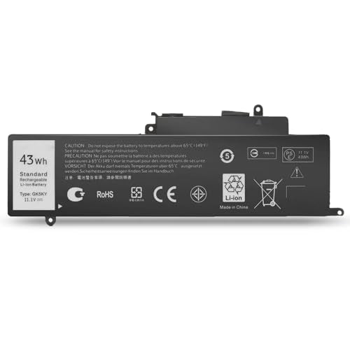 11.1V 43Wh GK5KY 0GK5KY 4K8YH 0WF28 Laptop Battery Compatible with Dell Inspiron 11 3147 3148 3152 3153 3157 3158 Inspiron 13 7347 7348 7352 7353 7359 Inspiron 15 7558 7568 92NCT 092NCT