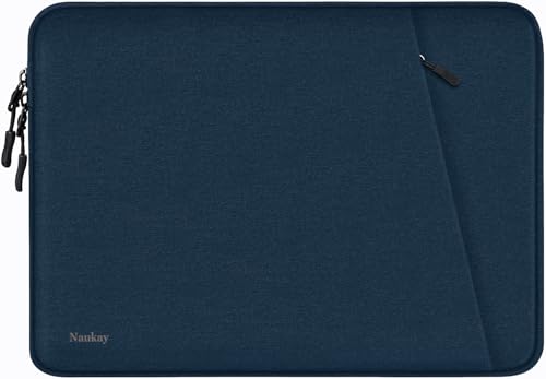 Laptop Sleeve Case 13.3 inch, Shockproof Protective Computer Cover with Accessories Pocket, Laptop Bag Compatible with MacBook Air/Pro 13-13.3 inch, Compatible for MacBook Pro 14 inch, DarkBlue - color: Dark Blue, size: 13.3 inch