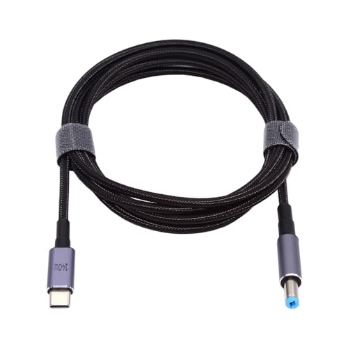 Type C USB-C Input to 20V DC 5.5 * 2.1mm Output Power 100W 135W 140W 65W PD Charge Cable for Laptop - style: 140W DC5.5X2.1MM
