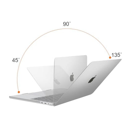 MOSISO Compatible with MacBook Pro 13 inch Case M2 M1, Frost | Plastic Hard Shell Case Cover 2026-2016A2338 A2251 A2289 A2159 A1989 A1708 A1706 with/without Touch Bar - color: Frost