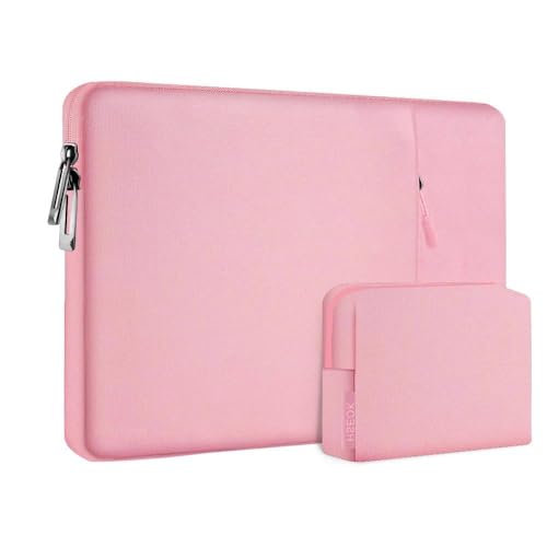 Hseok Laptop Case 13.3 14 inch Sleeve with Additional Case Compatible with MacBook Pro/Neo 14 inch M5/M4/M3/M2/M1 All Model of 13.3 Inch Mac Air/Pro, XPS 13 14 and More 13.3"-14" Notebooks,Pink - color: Pink