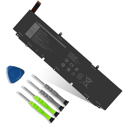 97Wh XG4K6 Battery Replacement for Dell XPS 17 9700 9710 9720 9730 / Precision 5750 5760 5770 Series P92F P92F001 P92F002 P92F003 01RR3 001RR3 F8CPG 0F8CPG 5XJ6R KVPMY 0YY3V KRDHV 11.4V - size: 12.92*3.16*0.35 inch XG4K6