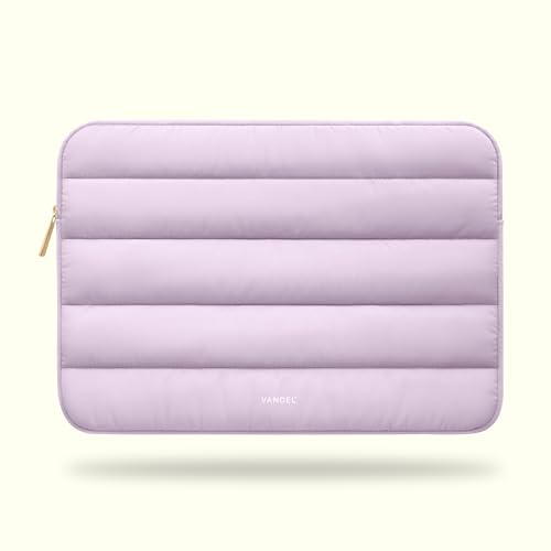 Vandel The Original Puffy Laptop Sleeve Case, 13-14 inch Laptop Sleeve Bag | Compatible with MacBook Air/Pro 13/Pro 14/iPad Pro 12.9, HP Dell ASUS Computer Case Bag Cover, Stylish Aesthetic Design - color: g. Lilac, size: 13-14 Inch