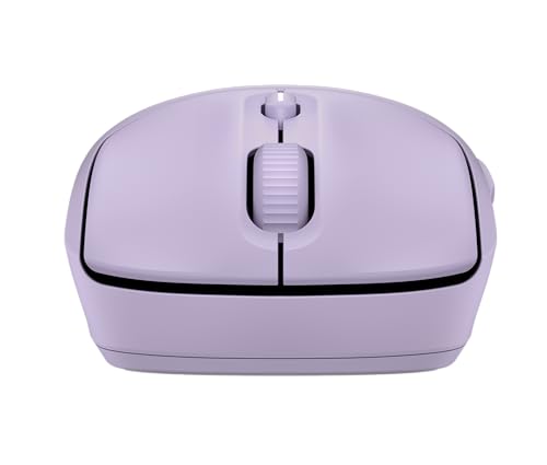 HP 400 Quiet Wireless Mouse, Dual Bluetooth & 2.4GHz, Soft Silicone, Quiet Clicks, Microsoft Wheel, 24-Month Battery, 6000 DPI, Ambidextrous, Eco-Friendly Design, Multi-OS, Purple - color: Purple