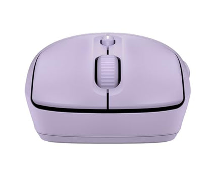 HP 400 Quiet Wireless Mouse, Dual Bluetooth & 2.4GHz, Soft Silicone, Quiet Clicks, Microsoft Wheel, 24-Month Battery, 6000 DPI, Ambidextrous, Eco-Friendly Design, Multi-OS, Purple - color: Purple