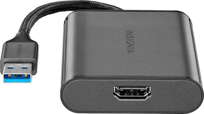 INSIGNIA TV, Monitor & Display Adapters – 4K Ultra HD, 60W Power Delivery, USB 3.0 5Gbps – Compatible with MacBook, iPad, Chromebook, Windows Laptops (USB to HDMI Adapter) - style: USB to HDMI Adapter