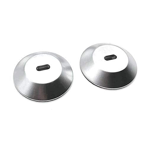 Adhesive Security Plate with Slot for Cables to Laptops, Tablets, Monitors and Other Devices (Silver)