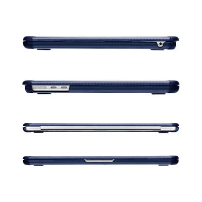 MOSISO Compatible with MacBook Air 15 inch Case M5 2026 M4 M3 M2 2025-2023 | A3448 A3241 A3114 A2941,Anti-Cracking,Heavy Duty Shock-Absorbing Hard Shell Case with TPU Bumper&Keyboard Cover, Navy Blue - color: Navy Blue