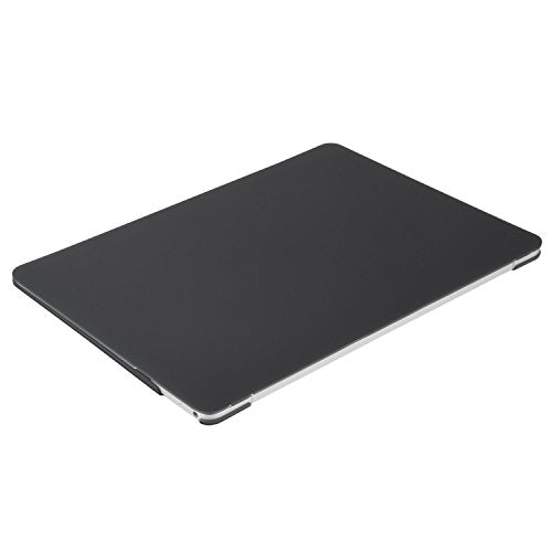 MOSISO Compatible with MacBook 12 inch Case A1534,2017-2015, Black | Protective Crack-Resistant Plastic Hard Shell Case & Keyboard Cover Skin & Screen Protector - color: Black