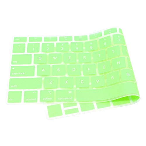 Se7enline for Microsoft Surface Laptop go 2/3 Keyboard Cover 12.4 inch, | Silicone Waterproof Dustproof Durable Washable Laptop Accessories Protective Skin 2019/2020/2021/2022/2023,Melon Green - color: Melon Green