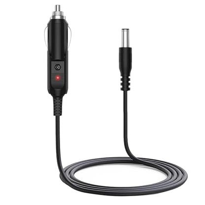 HUZUM 12V Car Charger Adapter for All Neck Back Massage Cushion Replacement Power Cord Cable Cigarette Lighter Compatible with Comfier/Snailax/Zyilion Neck Back Massage Cushion