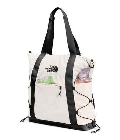 THE NORTH FACE Borealis Tote Bag | Over Shoulder & Backpack Carry Options, Water Repellent, 16" Laptop Sleeve - color: Gardenia White/Tnf Black-npf
