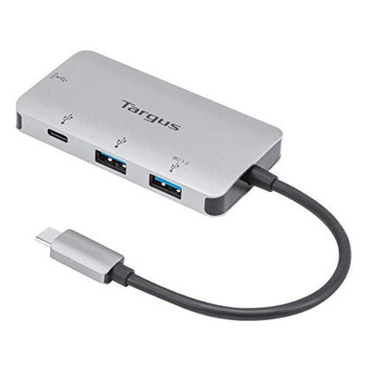 Targus+USB-C+Multi-Port+Hub+with+2x+USB-A+and+2x+USB-C+Ports+with+100W+PD+Pass-Thru+-+ACH228USZ - style: USB-C Multi-Port Hub with 2x USB-A and 2x USB-C Ports